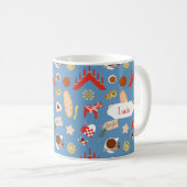 Skandinavien/Schweden Jul Weihnachtsgebäck Design Kaffeetasse (VorderseiteRechts)