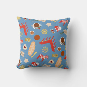 Skandinavien/Schweden Jul Weihnachtsgebäck Design Kissen