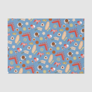 Skandinavien/Schweden Jul Weihnachtsgebäck Design Seidenpapier