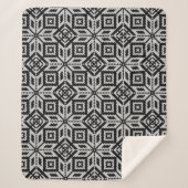 Skandinavien Selburose Weihnachtsmuster Sherpadecke (Vorderseite)