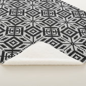 Skandinavien Selburose Weihnachtsmuster Sherpadecke (3/4)