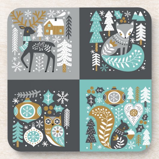 Skandinavien | Set für Weihnachten Untersetzer (Vorderseite)