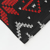 Skandinavien, Stricken Fleecedecke (Ecke)