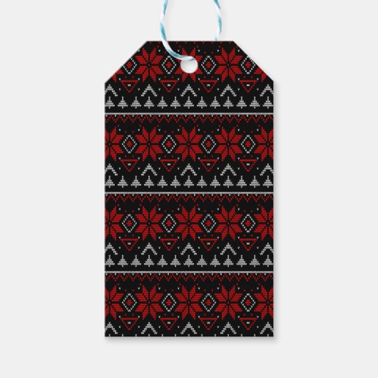 Skandinavien, Stricken Geschenkanhänger (Vorderseite)