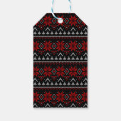 Skandinavien, Stricken Geschenkanhänger (Rückseite)