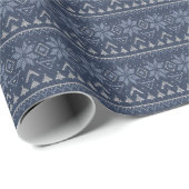 Skandinavien, Stricken Geschenkpapier (Rolleneckpunkt)