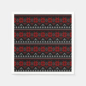 Skandinavien, Stricken Serviette (Vorderseite)