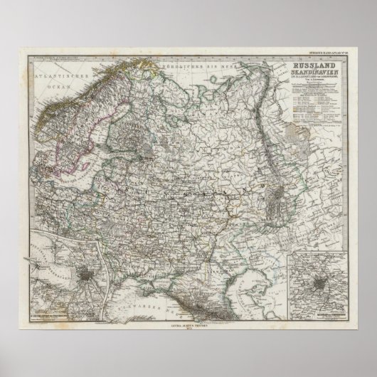 Skandinavien und Russland Poster (Vorne)