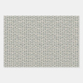 Skandinavien Weihnachts-Set Geschenkpapier Set (Vorderseite)