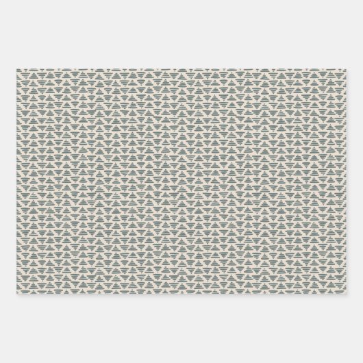 Skandinavien Weihnachts-Set Geschenkpapier Set (Vorderseite)