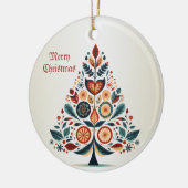 Skandinavien Weihnachtsbäume Kunst Keramik Ornament (Links)