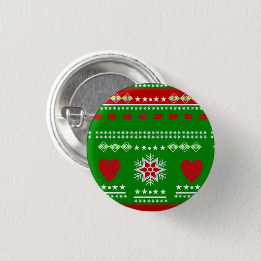 Skandinavien Winter Button (Vorne & Hinten)