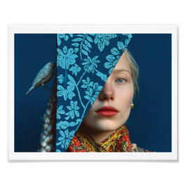 Skandinavien Winterurlaub Postkarte Fotodruck