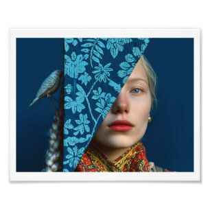 Skandinavien Winterurlaub Postkarte Fotodruck