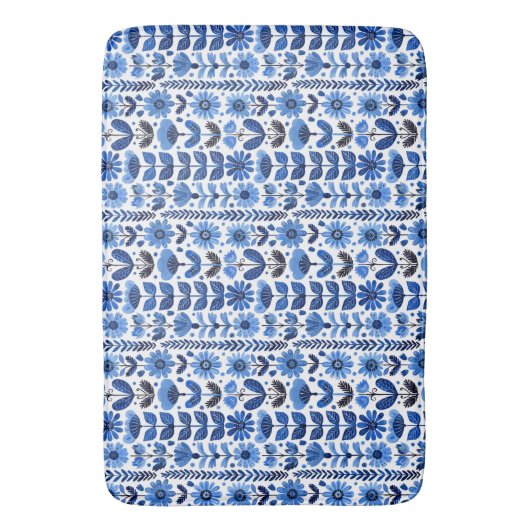 Skandinavienblüte Badematte (Vorderseite Vertikal)