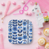 Skandinavienblüte Pappteller (Party)