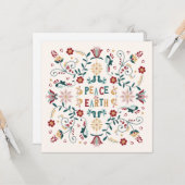 Skandinavienkarte Inspiriert Karte (Vorderseite/Rückseite Beispiel)