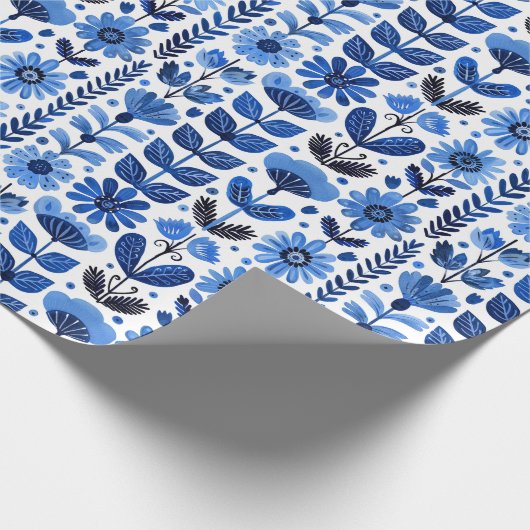 Skandinavienmuster Geschenkpapier (Ecke)