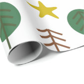 Skandinavienwald Geschenkpapier (Rolleneckpunkt)