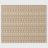 Skandinavier Block Weihnachten Geschenkpapier (Flach)