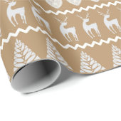 Skandinavier Block Weihnachten Geschenkpapier (Rolleneckpunkt)