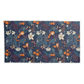 Skandinavier Blumendruck Kissenbezug (Rückseite-Rechts)