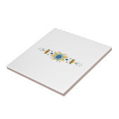 Skandinavier Blumenstrauch Fliese (Seite)