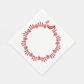 Skandinavier Blumenzwerge Papier Napkins Serviette (Ecke)