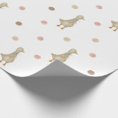Skandinavier Boho Kinderzimmer Duck Geschenkpapier (Ecke)