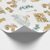 Skandinavier Boho Kinderzimmer Duck Geschenkpapier (Ecke)