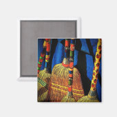 Skandinavier Brooms Magnet (Vorderseite/Rückseite)