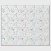 Skandinavier Bunny Winter Geschenkpapier (Flach)