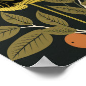 Skandinavier Butterfly Floral Boho Art Poster (Ecke)