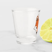 Skandinavier Cartoon Fox Face Schnapsglas (Links)