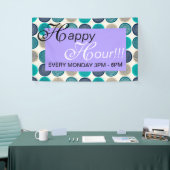Skandinavier Circle Dots Mandala Muster 1 Banner (Messeveranstaltung)