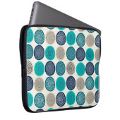 Skandinavier Circle Dots Mandala Muster 1 Laptopschutzhülle (Vorne Rechts)