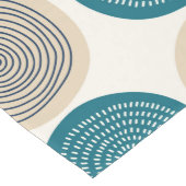 Skandinavier Circle Dots Mandala Muster 1 Mittelgroßer Tischläufer (Ecke)