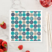 Skandinavier Circle Dots Mandala Muster 1 Serviette (Beispiel)