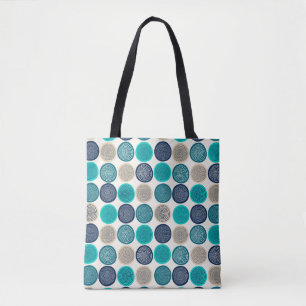 Skandinavier Circle Dots Mandala Muster 1 Tasche
