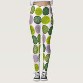 Skandinavier Circle Dots Mandala Muster 2 Leggings (Vorderseite)