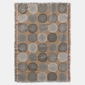 Skandinavier Circle Dots Mandala Muster 3 Decke (Vorderseite Vertikal)