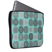 Skandinavier Circle Dots Mandala Muster 3 Laptopschutzhülle (Vorne Rechts)