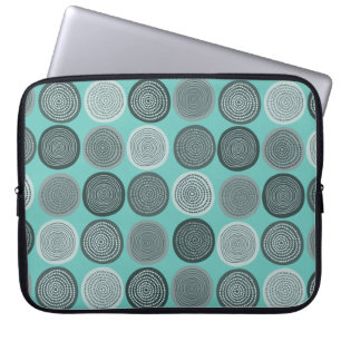 Skandinavier Circle Dots Mandala Muster 3 Laptopschutzhülle