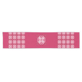 Skandinavier Crimson Red Holiday Table Runner Kurzer Tischläufer (Horizontal)
