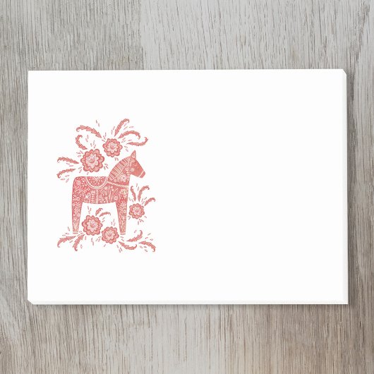 Skandinavier Dala Horse Post-it Klebezettel