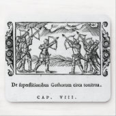 Skandinavier, die ihre Pfeile verwenden Mousepad (Vorne)