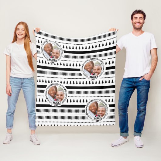 Skandinavier Doodle FOTO Blanket Weihnachtsgeschen Fleecedecke (Beispiel)