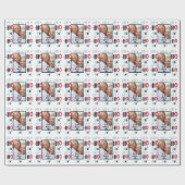 Skandinavier Doodle FOTO Weihnachten Moderne Geschenkpapier (Flach)