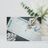 Skandinavier Einladung (Stehend Vorderseite)