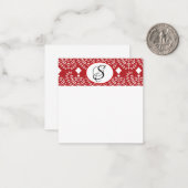 Skandinavier Flachkarton Mitteilungskarte (Vorderseite/Rückseite Beispiel)